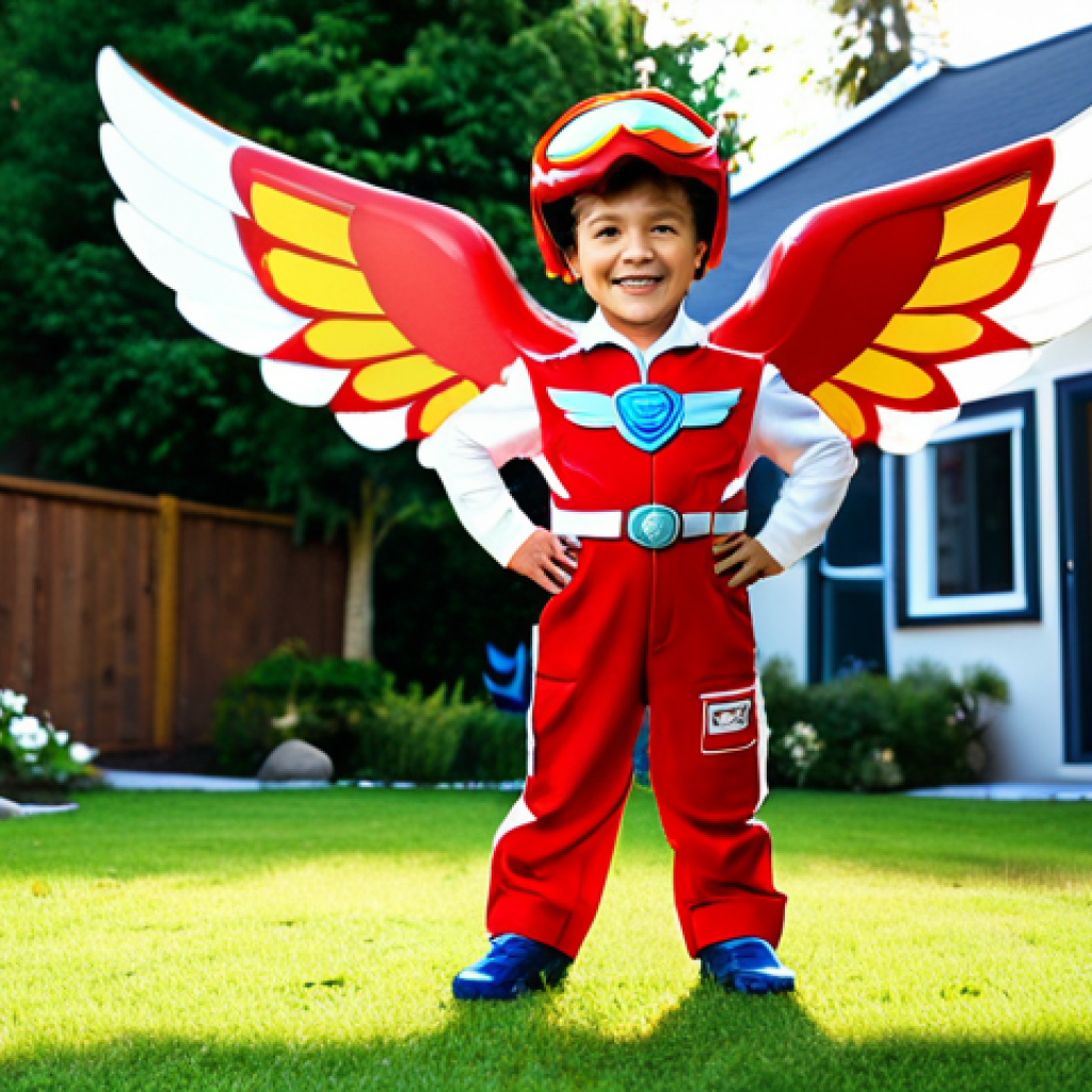 슈퍼윙스 코스프레 의상 추천 - **

"A happy young child dressed as Jett from Super Wings, fully clothed in a high-quality costume w...