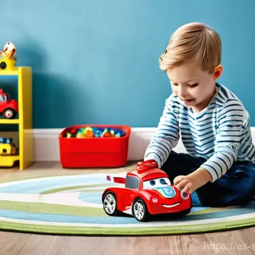 슈퍼윙스 장난감 인기 제품 순위 - **Prompt 1: Transformable Toy in Action**
    A delighted child, around 6 years old, with a bright a...