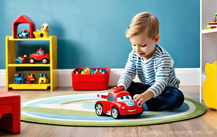 슈퍼윙스 장난감 인기 제품 순위 - **Prompt 1: Transformable Toy in Action**
    A delighted child, around 6 years old, with a bright a...