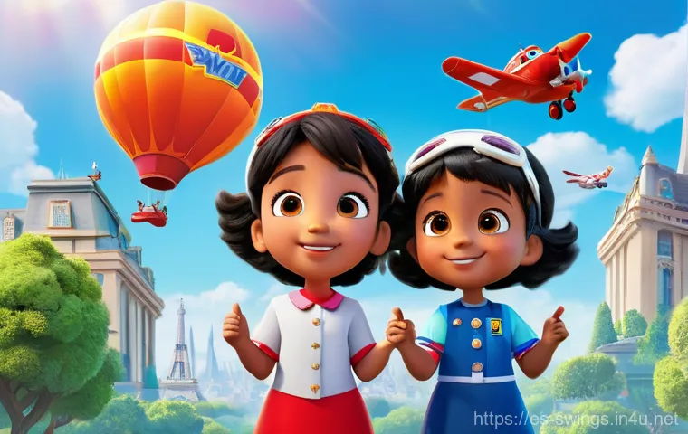 슈퍼윙스 마케팅 성공 사례 - **Prompt:** A cheerful young child, around 6 years old, with a bright smile, is sitting comfortably ...