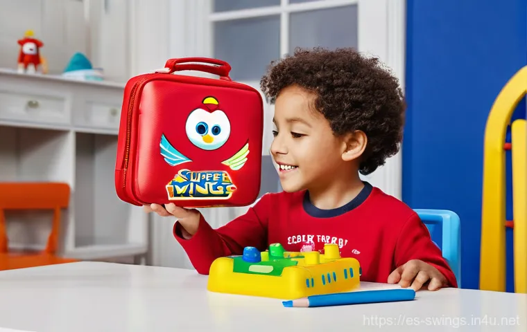 슈퍼윙스 마케팅 성공 사례 - **Prompt:** Jett and Dizzy from Super Wings, depicted in their friendly airplane forms, are graceful...