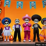 Home 18 슈퍼윙스 핼러윈 에피소드 - A vibrant Halloween-themed scene featuring the Super Wings characters dressed in colorful costumes w...
